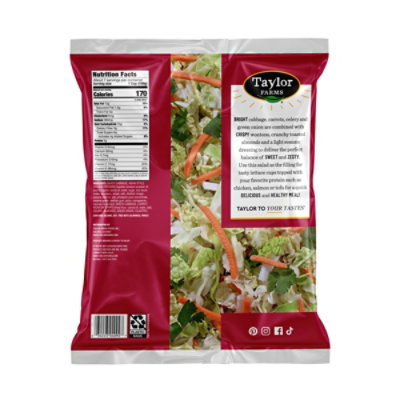 Taylor Farms Asain Family Size Chopped Salad Kit Bag - 24.2 Oz - Image 2
