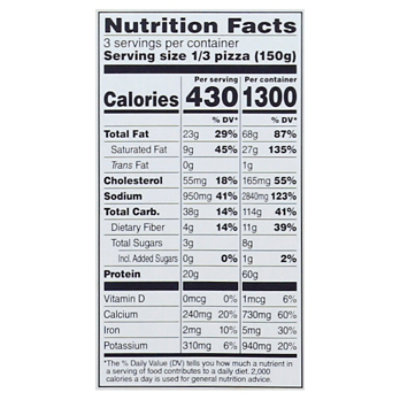 Open Nature Pizza Thin Crust Italian Sausage & Uncured Pepperoni Frozen - 15.8 Oz - Image 5