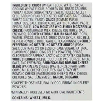 Open Nature Pizza Thin Crust Italian Sausage & Uncured Pepperoni Frozen - 15.8 Oz - Image 6