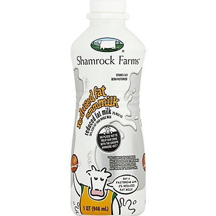Shamrock Farms White Milk 2% Reduced Fat - 1 Quart - Image 2