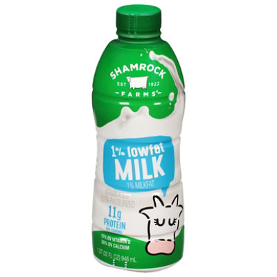 Shamrock Farms Milk Lowfat 1 1 Quart 946 Ml Safeway