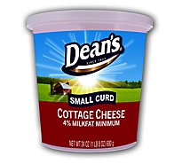 Deans Small Curd Cottage Cheese 4% Milkfat - 24 OZ