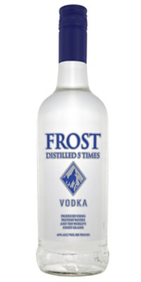 Frost Vodka Distilled 5 Times 80 Proof - 750 Ml