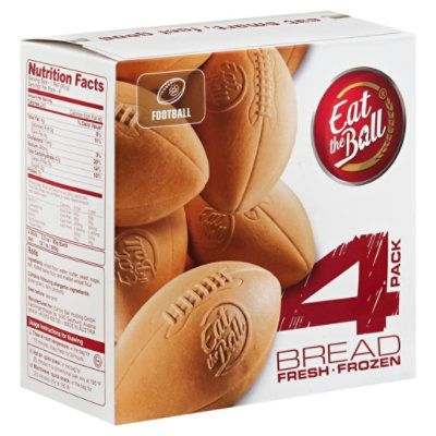 Eat The Ball 4 Pak Bread Football - Each - Image 1