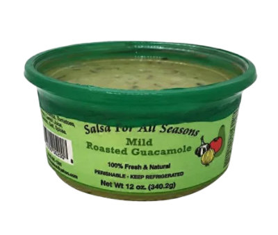 Salsa For All Seasons Guacamole Mild - 12 Oz