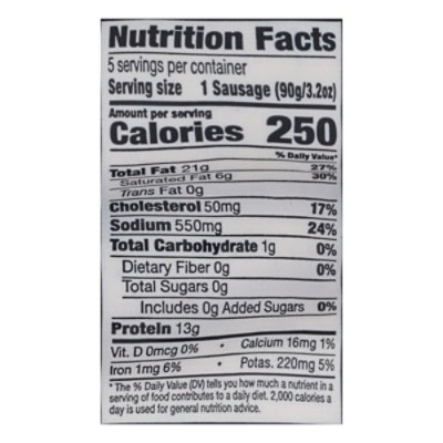 Dietz & Watson Bratwurst - 16 Oz - Image 4