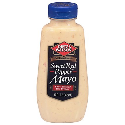 Dietz & Watson Deli Complements Mayo Sweet Red Pepper - 12 Oz - Image 1