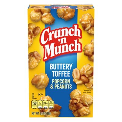 Crunch 'n Munch Buttery Toffee Popcorn With Peanuts - 3.5 Oz - Image 2