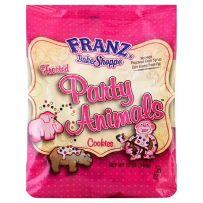 Franz Frosted Party Animal Cookies - 12 Oz