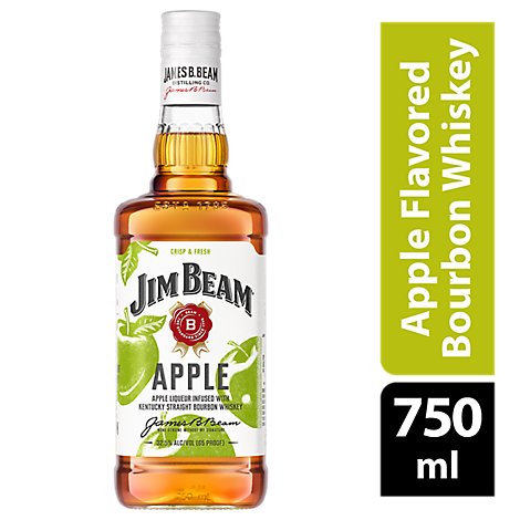 Jim Beam Apple Kentucky Straight Bourbon Whiskey 70 Proof - 750 Ml
