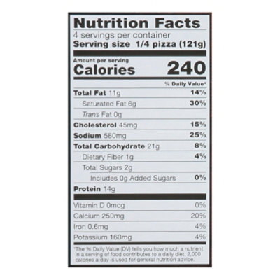 Signature SELECT Pizza Ultra Thin Crust Garlic Chicken Alfredo Frozen - 17.1 Oz - Image 4