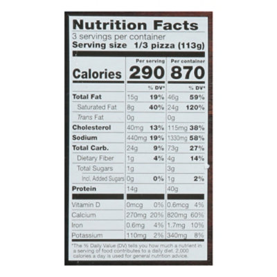 Signature SELECT Pizza Ultra Thin Crust Margherita Frozen - 12 Oz - Image 4
