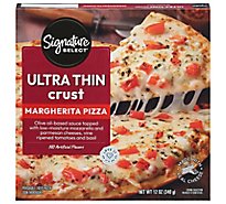 Signature SELECT Pizza Ultra Thin Crust Margherita Frozen - 12 Oz