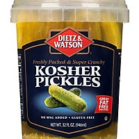 Dietz & Watson Deli Complemetns Kosher Pickles - 32 Oz - Image 2
