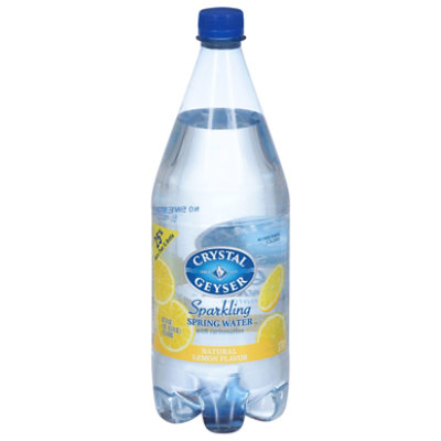 Crystal Geyser Mineral Water Sparkling Natural Lemon Flavor Bonus - 42.3 Fl. Oz. - Image 3