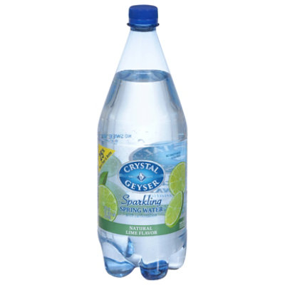 Crystal Geyser Mineral Water Sparkling Natural Lime Flavor Bonus 42.3