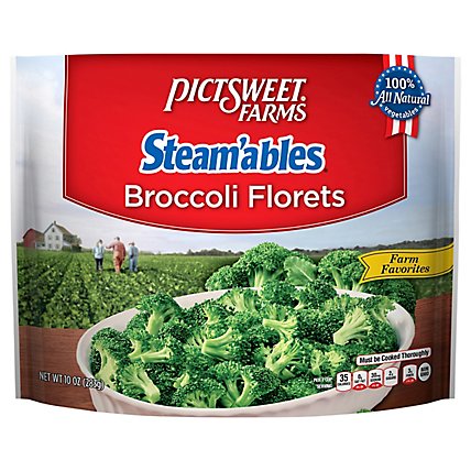 Pictsweet Farms Steamables Broccoli Florets Farm Favorites - 10 Oz - Image 1