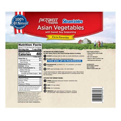 Pictsweet Farms Steamables Vegetables Asian Sweet Soy Seasoning - 10 Oz - Image 5