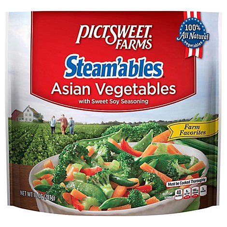 Pictsweet Farms Steamables Vegetables Asian Sweet Soy Seasoning - 10 Oz