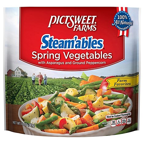 Pictsweet Farms Steamables Vegetables Spring Farm Favorites - 10 Oz