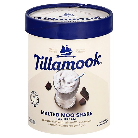 Tillamook Malted Moo Ice Cream - 1.75 Quart