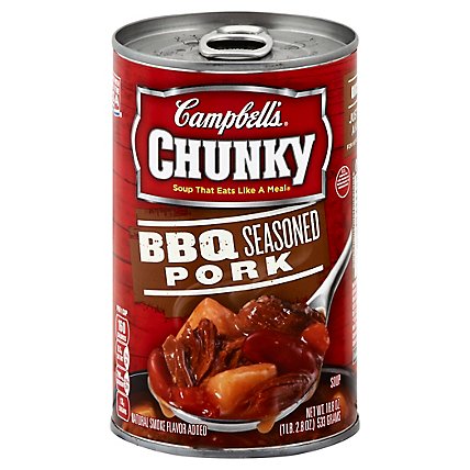 Campbells Chunky Soup BBQ Seasoned Pork - 18.8 Oz - Image 1