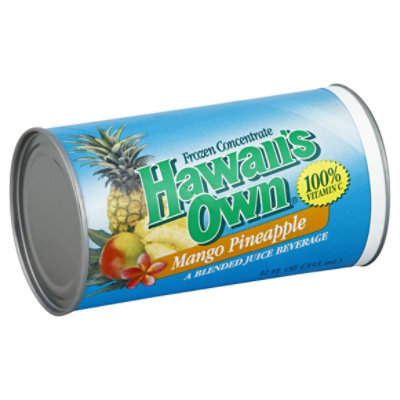 Hawaiis Own Juice Frozen Concentrate Mango Pineapple - 12 Fl. Oz.