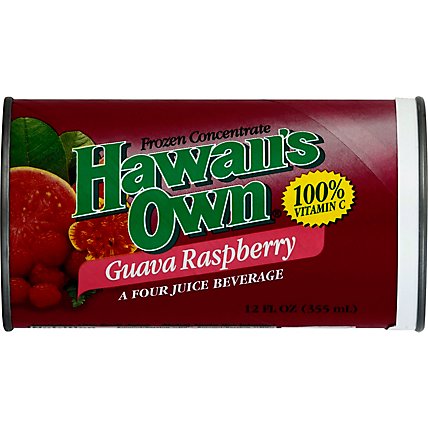 Hawaiis Own Juice Frozen Concentrate Guava Raspberry - 12 Fl. Oz. - Image 2