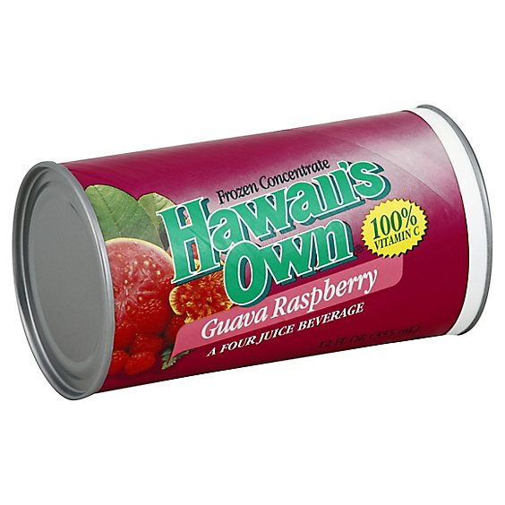 Hawaiis Own Juice Frozen Concentrate Guava Raspberry - 12 Fl. Oz.