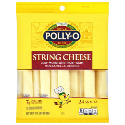 Polly-O Mozzarella String Cheese - 24 Oz - Image 3