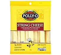 Polly-O Mozzarella String Cheese - 24 Oz