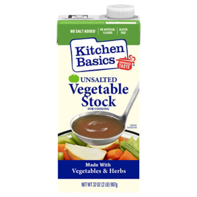 Kitchen Basics Unsalted Vegetable Stock - 32 Oz - Image 4