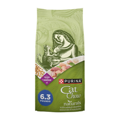 Purina Cat Chow Naturals Chicken & Turkey Dry Cat Food - 6.3 Lb