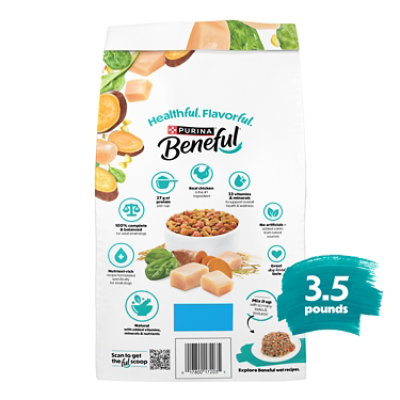 Purina Beneful Incredibites Chicken Dry Dog Food - 3.5 Lbs - Image 3