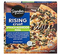 Signature SELECT Pizza Rising Crust Spinach & Mushroom Frozen - 30.3 Oz