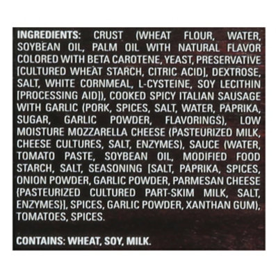 Signature SELECT Pizza Ultra Thin Crust Spicy Italian Sausage Frozen - 16.6 Oz - Image 5