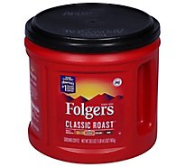 Folgers Coffee Ground Medium Roast Classic Roast - 30.5 Oz