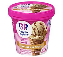 Baskin Robbins Ice Cream Pralines N Cream - 14 Fl. Oz.