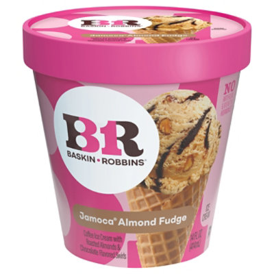 Baskin Robbins Ice Cream Jamoca Almond Fudge - 14 Fl. Oz. - Image 3