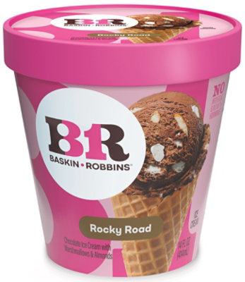 Baskin Robbins Ice Cream Rocky Road - 14 Fl. Oz. - Image 2