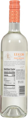 Luccio Moscato Peach Wine - 750 Ml - Image 6