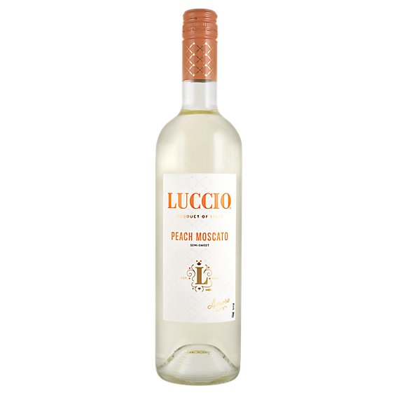 Luccio Moscato Peach Wine - 750 Ml