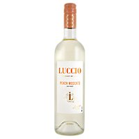 Luccio Moscato Peach Wine - 750 Ml - Image 1