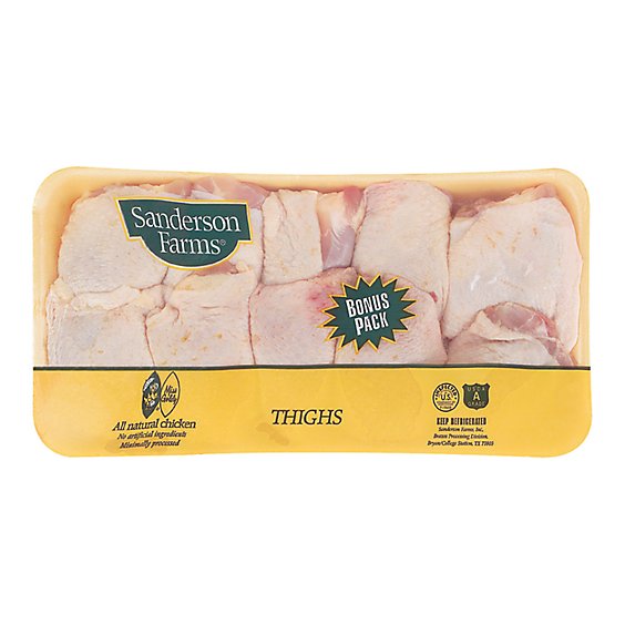 Sanderson Farms Chicken Thighs Jumbo - 4.50 LB