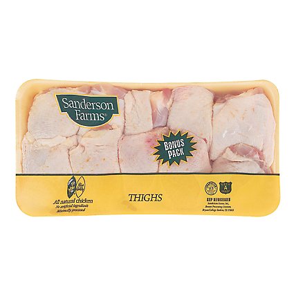 Sanderson Farms Chicken Thighs Jumbo - 4.50 LB - Image 1