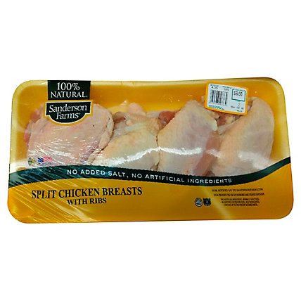Sanderson Farms Chicken Breast Split Jumbo - 4.50 LB - Image 1
