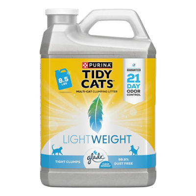 Tidy Cats Cat Litter Clumping LightWeight With Glade Clear Springs - 8.5 Lb