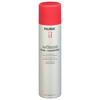 RUSK Designer Collection W8less Plus Hairspray Shaping and Control Extra Strong Hold - 10 Oz - Image 3