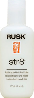 RUSK Designer Collection Str8 Lotion Anti-Frizz & Anti-Curl - 6 Fl. Oz. - Image 2