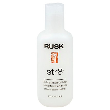RUSK Designer Collection Str8 Lotion Anti-Frizz & Anti-Curl - 6 Fl. Oz. - Image 1